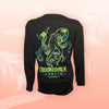 Crooked Palm LS Dry Fit - Octopus - Black