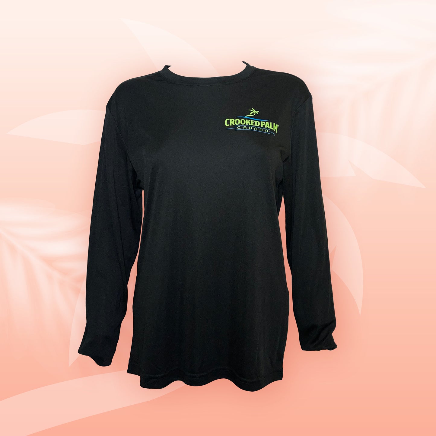 Crooked Palm LS Dry Fit - Octopus - Black