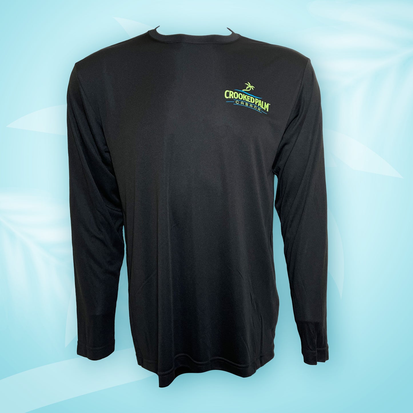 Crooked Palm LS Dry Fit - Octopus - Black