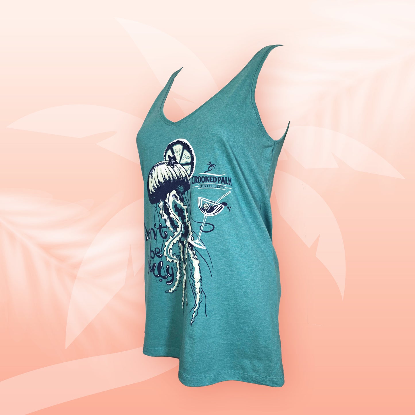 Crooked Palm Cabana - Ladies Tank - Don't Be Jelly