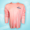 Crooked Palm LS Dry Fit - Simply Paradise - Coral