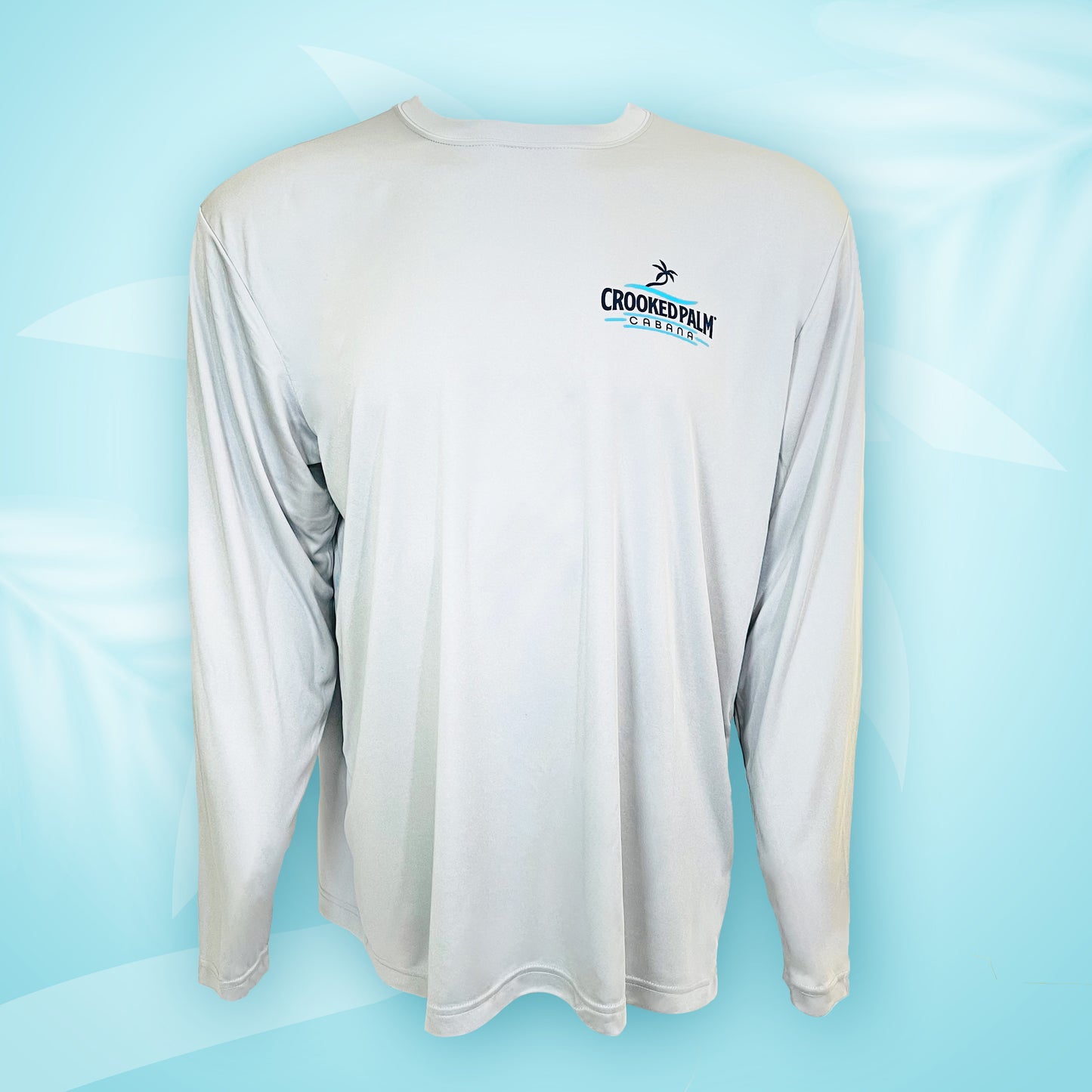 Crooked Palm LS Dry Fit - Tanned & Tipsy - Silver