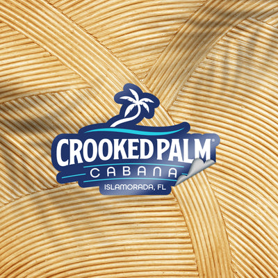 Sticker - Crooked Palm Logo - Navy - Small