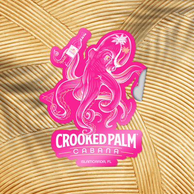 Sticker - Crooked Palm Octopus - Pink
