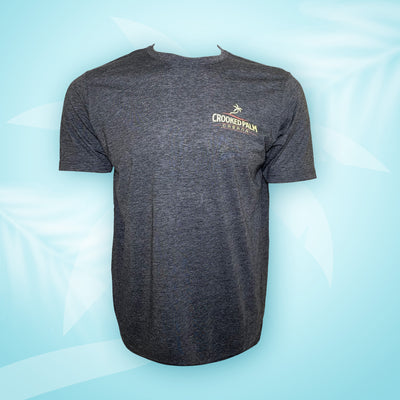 SS Tee - Beach Day - Grey - Crooked Palm