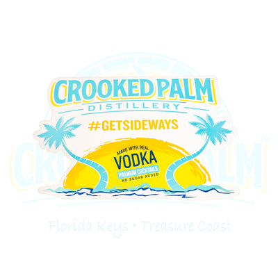 Metal Sign - Crooked Palm Get Sideways