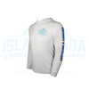 LS Hooded Dry Fit "Tuna" Silver