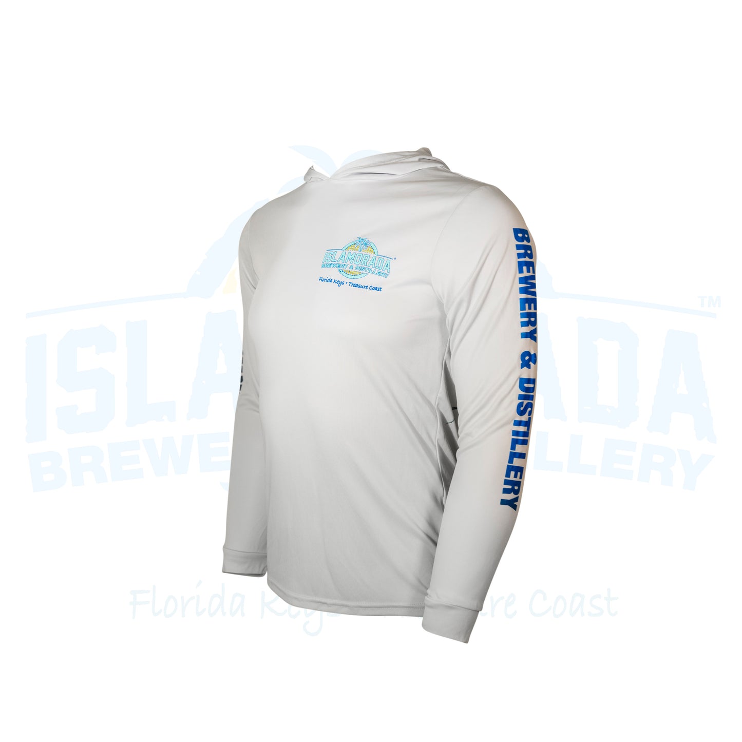 LS Hooded Dry Fit "Tuna" Silver