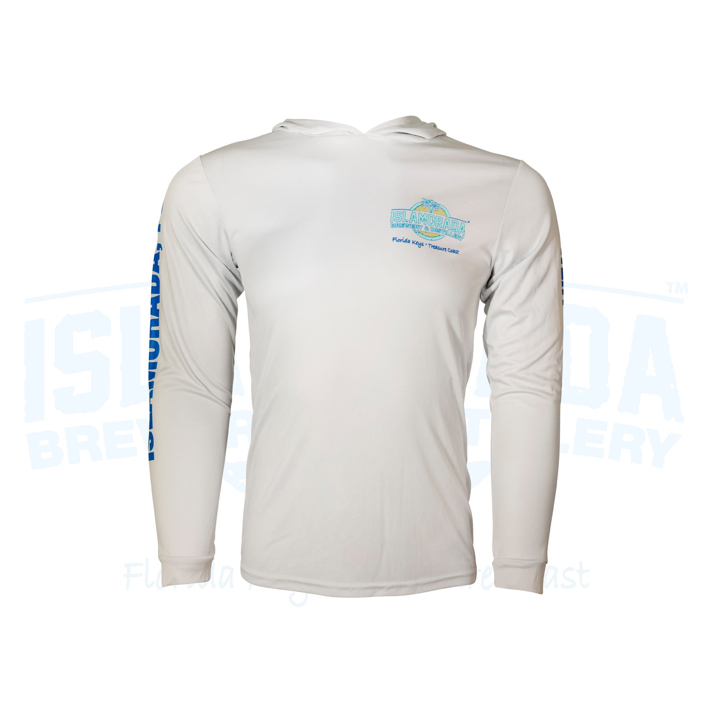 LS Hooded Dry Fit "Tuna" Silver