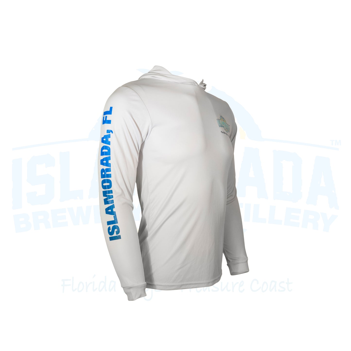 LS Hooded Dry Fit "Tuna" Silver