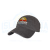 Charcoal Hat Retro Embroidered