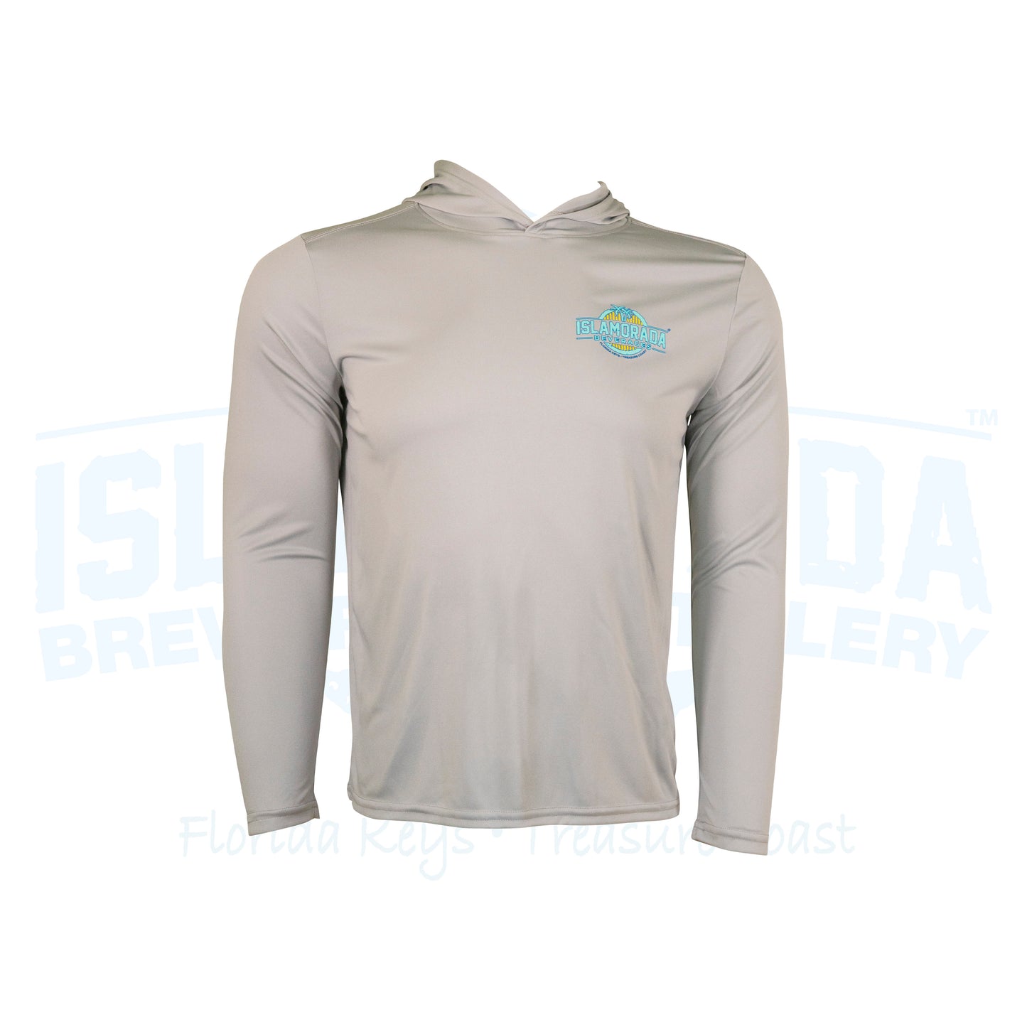 LS Hooded Youth Dry Fit "Tuna" Silver
