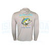 LS Hooded Youth Dry Fit "Tuna" Silver