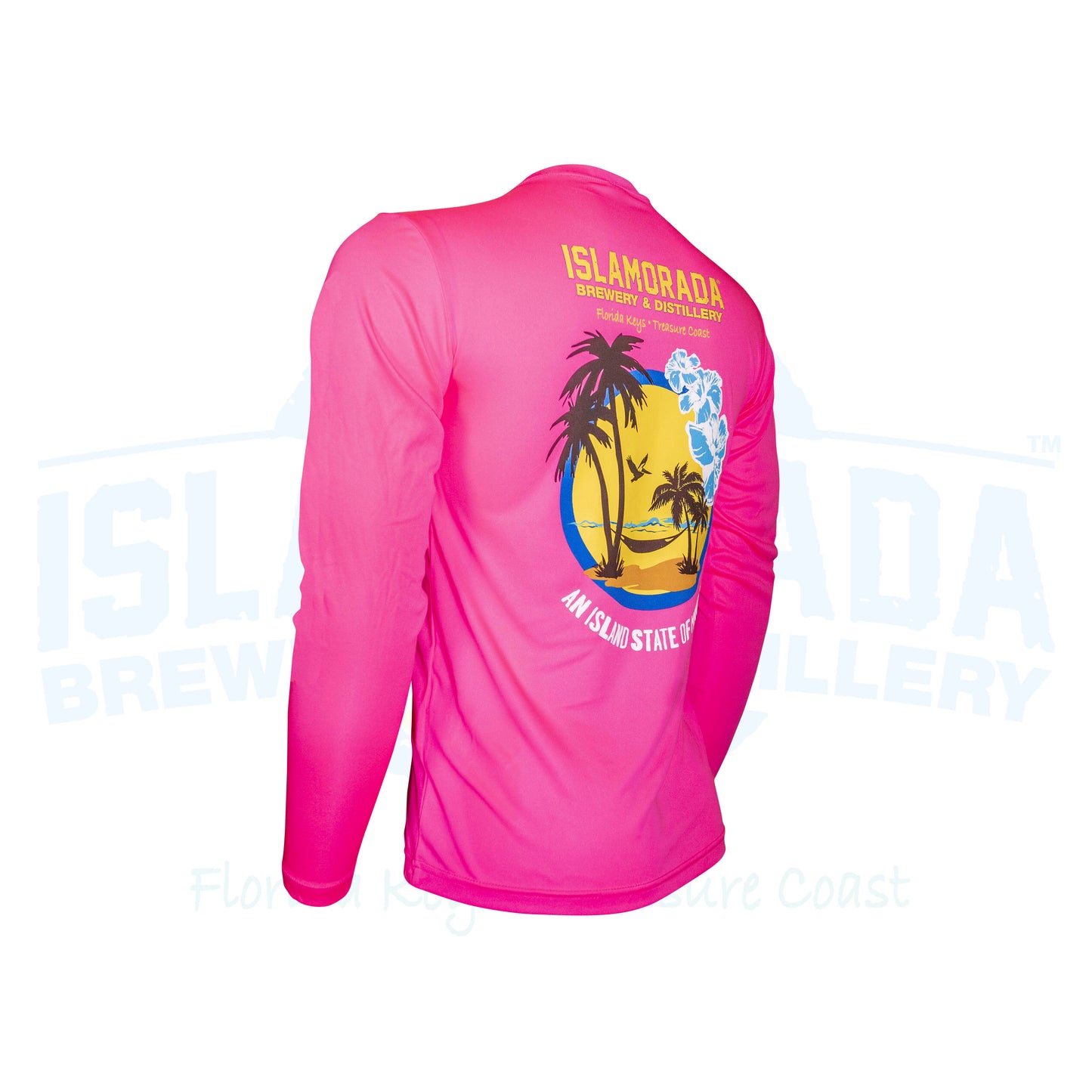 LS Dry Fit "Sunrise" Hot Pink