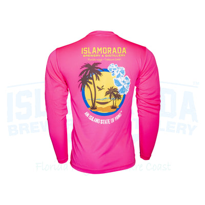 LS Dry Fit "Sunrise" Hot Pink