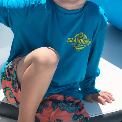 LS Dry Fit Youth Blue Retro Sunset