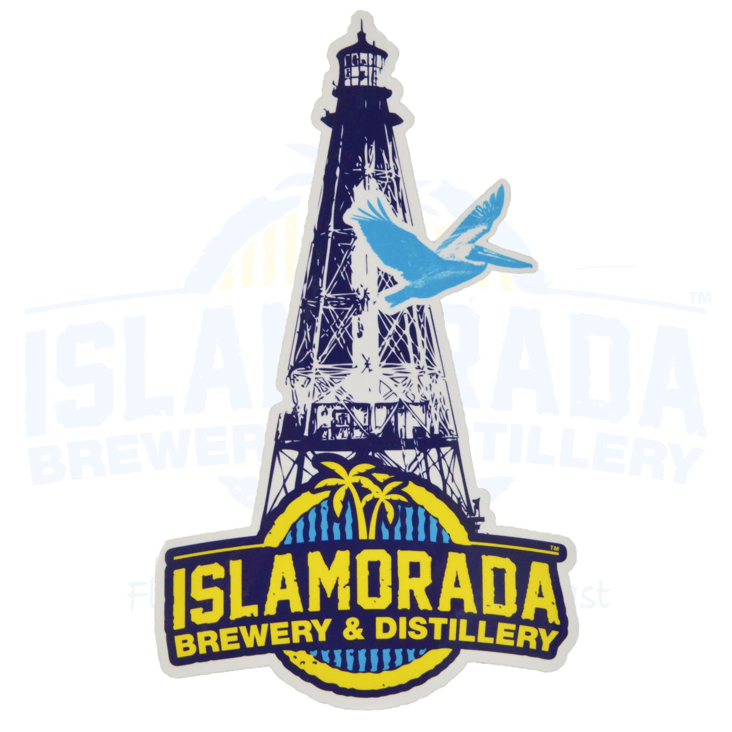 Alligator Reef Lighthouse Sticker - Die Cut