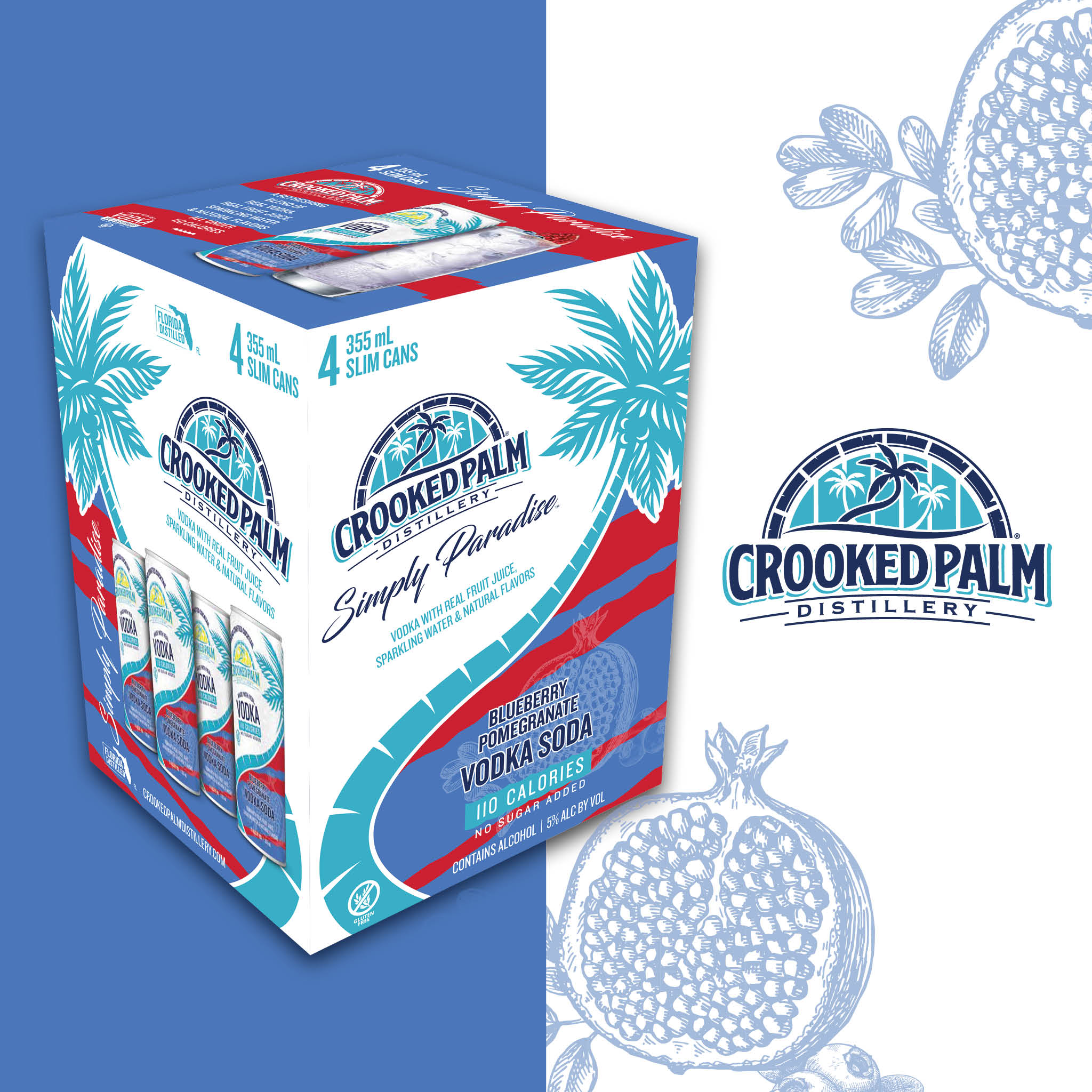 Order Crooked Palm 4pk Blueberry Pomegranate shipped to you