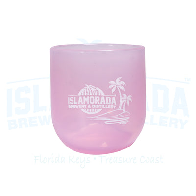 Silipint - Wine Tumbler Pink W/ White