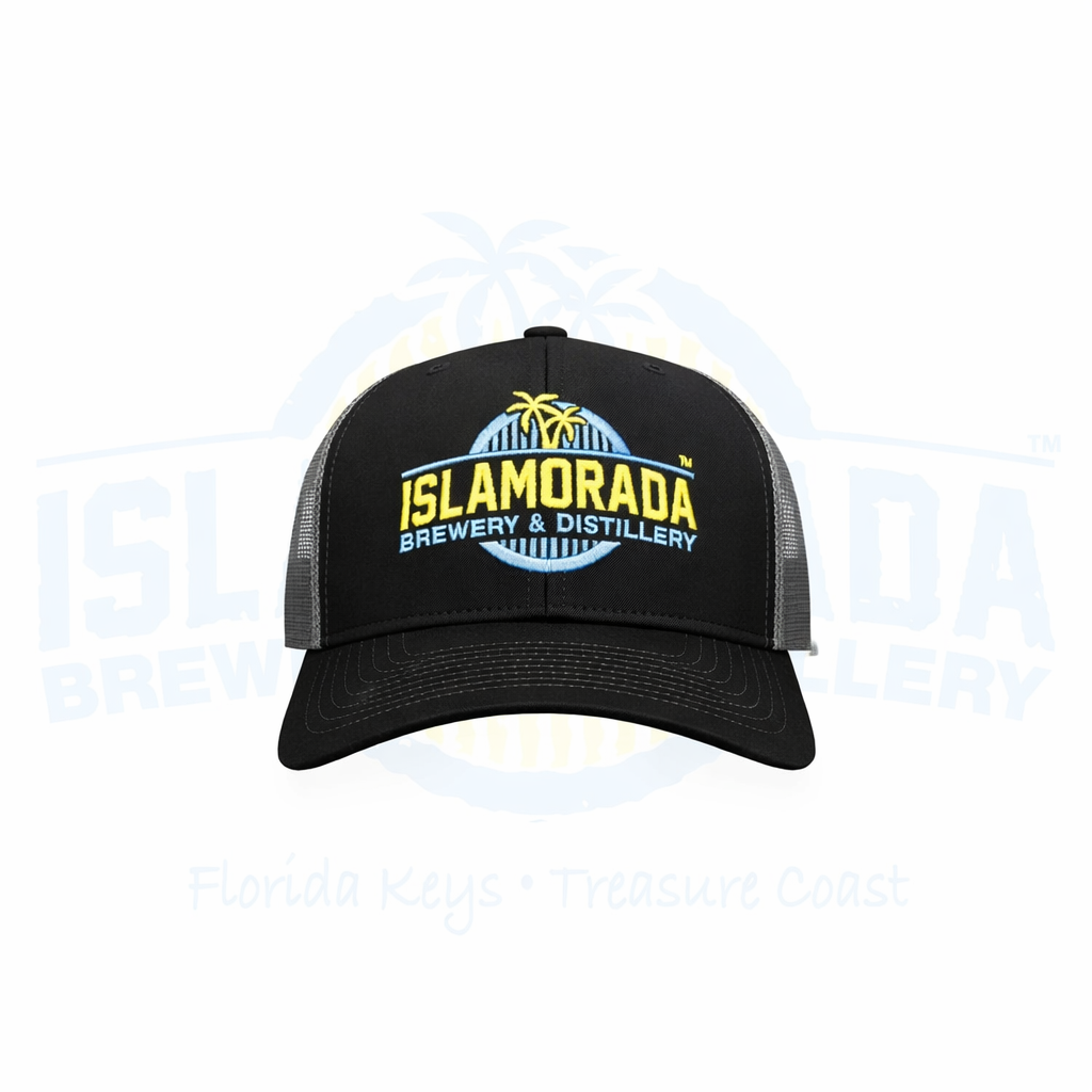 Trucker Hat Black (Black Front)