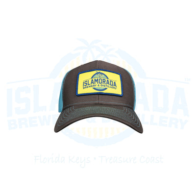 Trucker Hat Electric Blue Patch