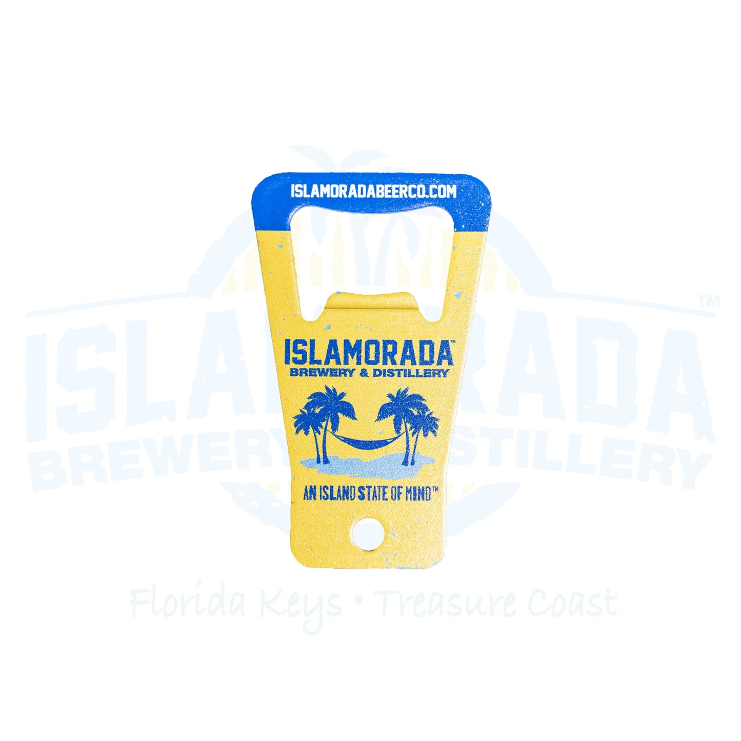 Bottle Opener "Keychain" Yellow