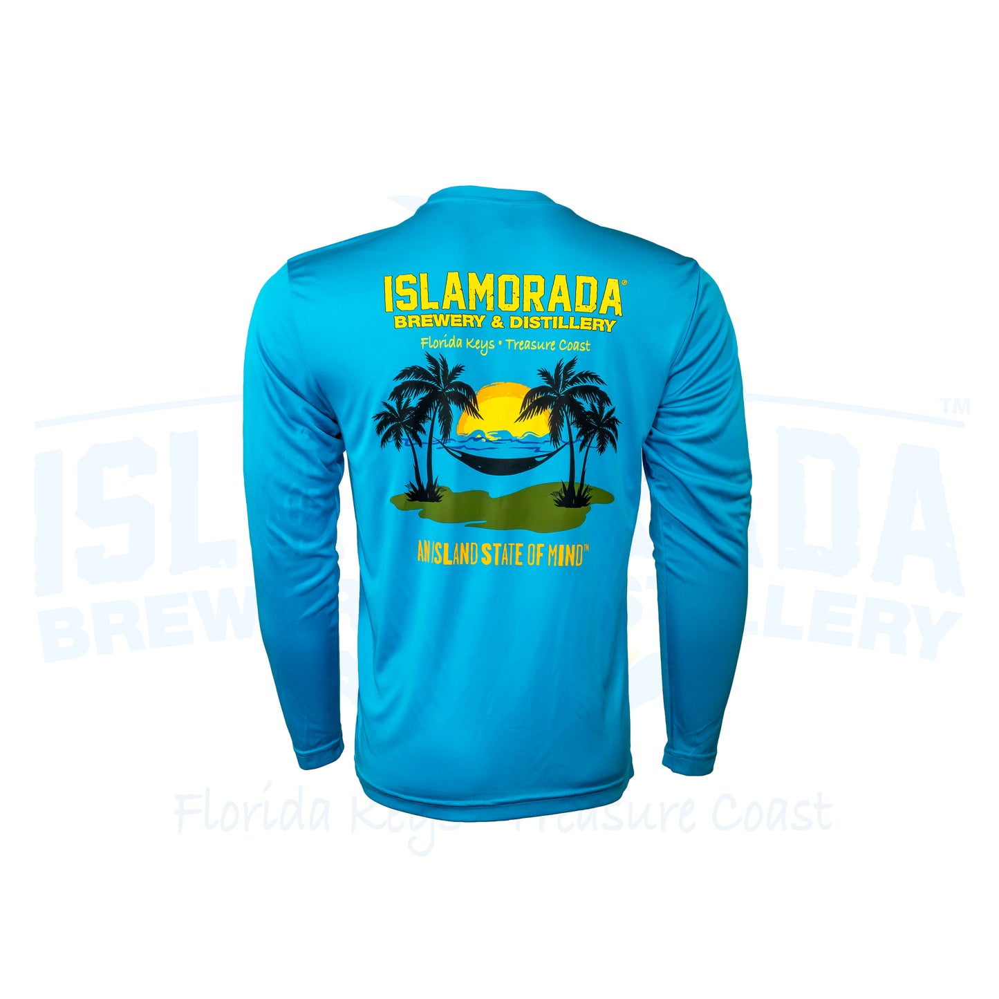 LS Dry Fit "Sunset" Electric Blue