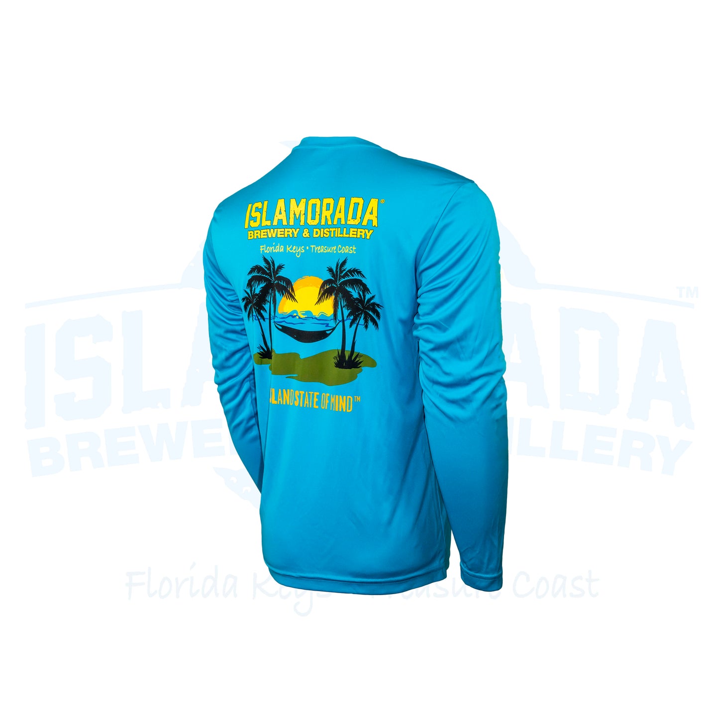 LS Dry Fit "Sunset" Electric Blue