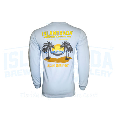LS Tee "Sunset" Light Blue